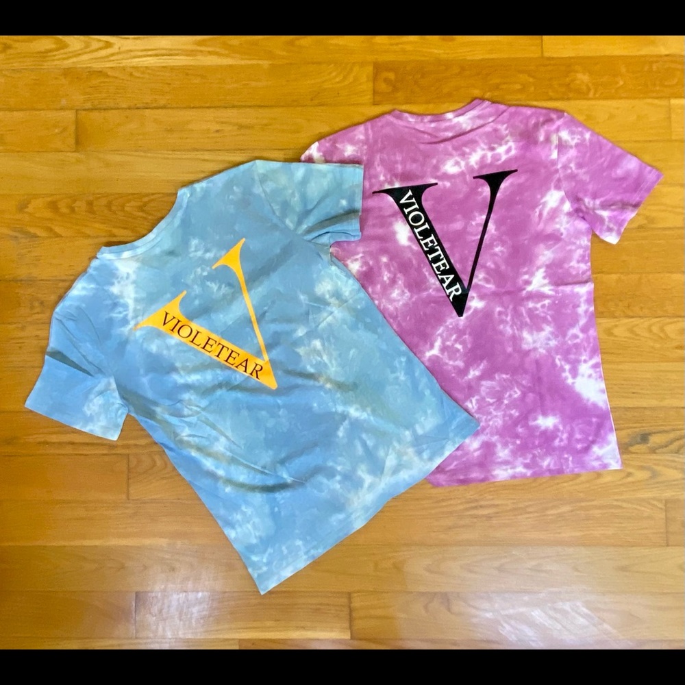 Purple Violetear Tie Dye T-Shirt
